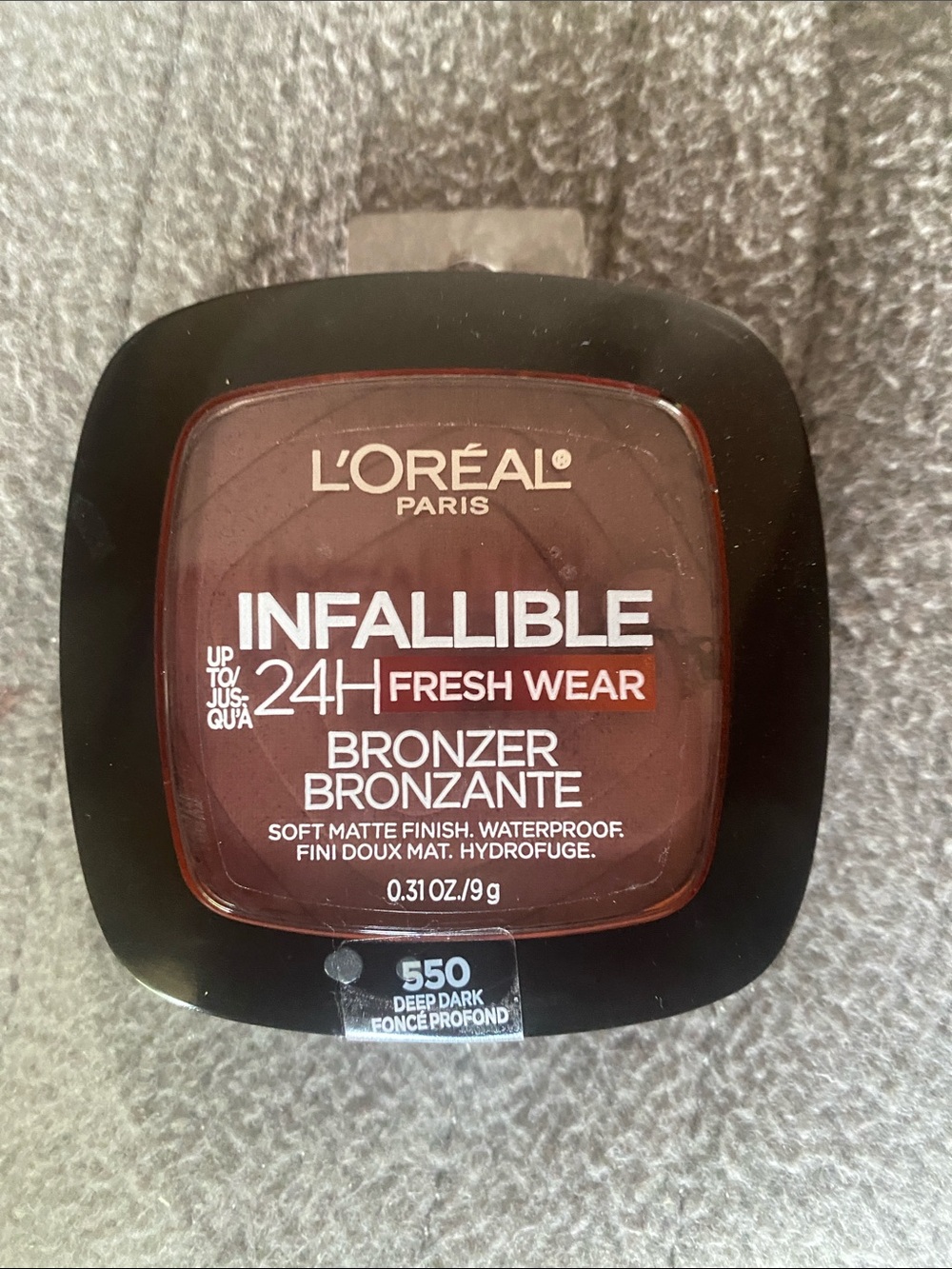 L'Oreal Infallible 24H Fresh Wear Bronzer - Deep Dark Brown